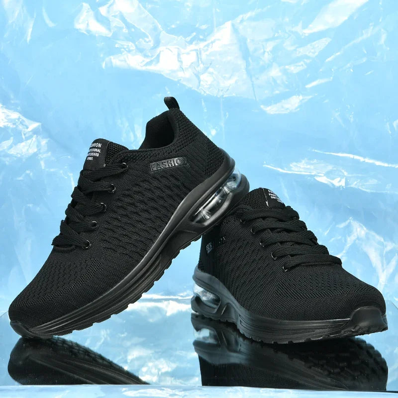 Mens Running Shoes Outdoor Sports Casual Mesh Tennis Shoes Lace-up Lightweight Gym Jogging Shoes for Men 2025 New Male Sneakers