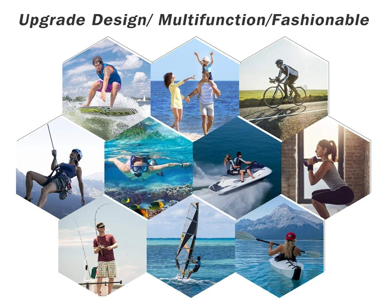 Water Shoes for Men Barefoot Beach Shoes Breathable Sport Shoes Quick Dry River White Sea Aqua Sneakers Soft Beach Sneakers