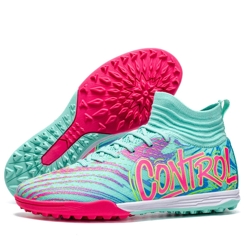 Uomo Donna Scarpe da calcio Scarpe da calcio per esterni Scarpe da calcio antiscivolo per campi da calcio Scarpe da futsal ultraleggere Scarpe da calcio con tacchetti TF/FG