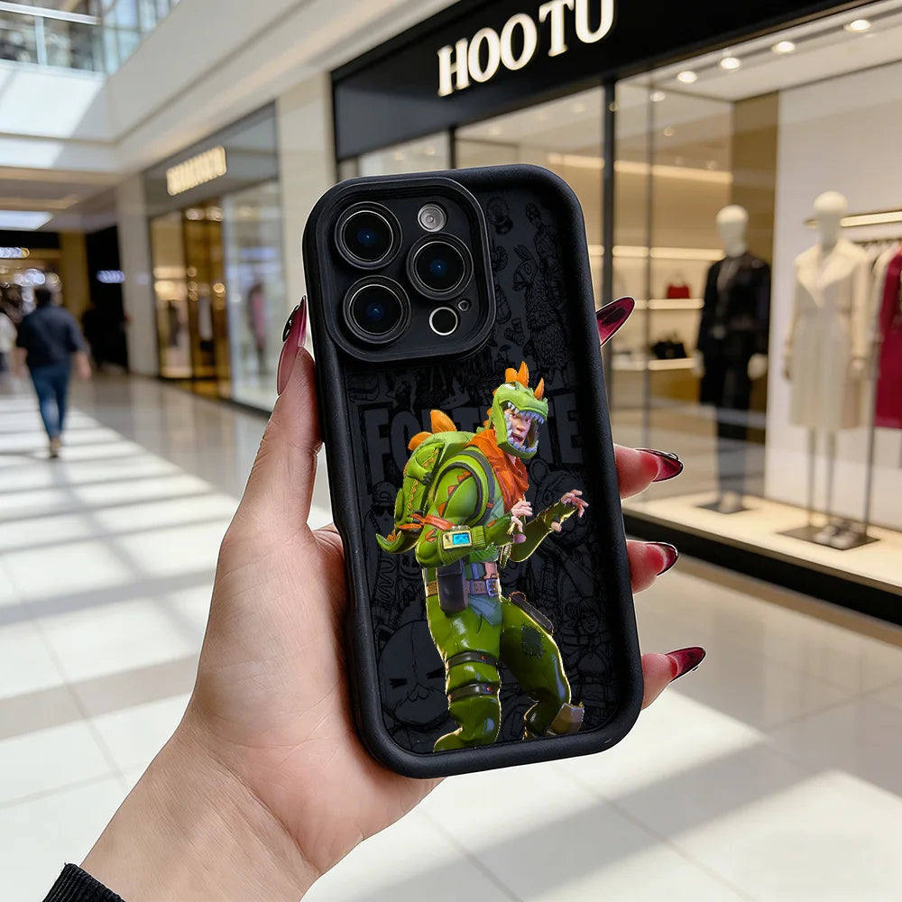 Game Fortnite Phone Case for iPhone 17e 17 16e 16 15 14 13 12 11 Air Pro Max Mini XR XS X 7 8 6 6s Plus Soft TPU Back Cover