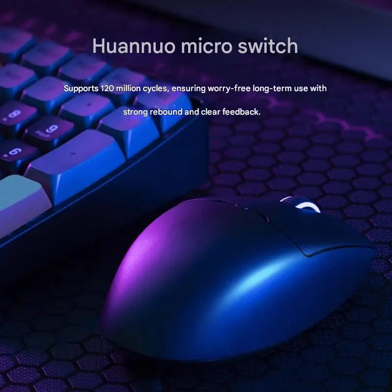 Aigo GM80 PLUS PRO bezdrátová myš Bluetooth PAW3311/PAW3395, lehká 1000HZ kabelová herní e-sportovní myš se třemi režimy, dárek