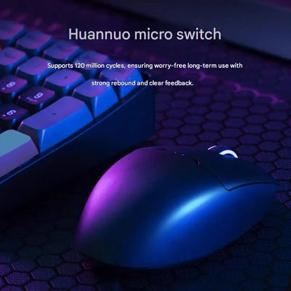 Aigo GM80 PLUS PRO bezdrátová myš Bluetooth PAW3311/PAW3395, lehká 1000HZ kabelová herní e-sportovní myš se třemi režimy, dárek
