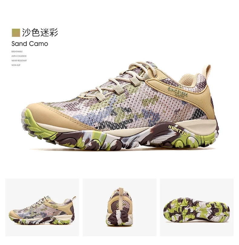 HUMTTO Scarpe da trekking da uomo traspiranti per sport all'aria aperta, scarpe da arrampicata, scarpe da caccia da donna, scarpe da trekking, sneakers, stivaletti, scarpe tattiche
