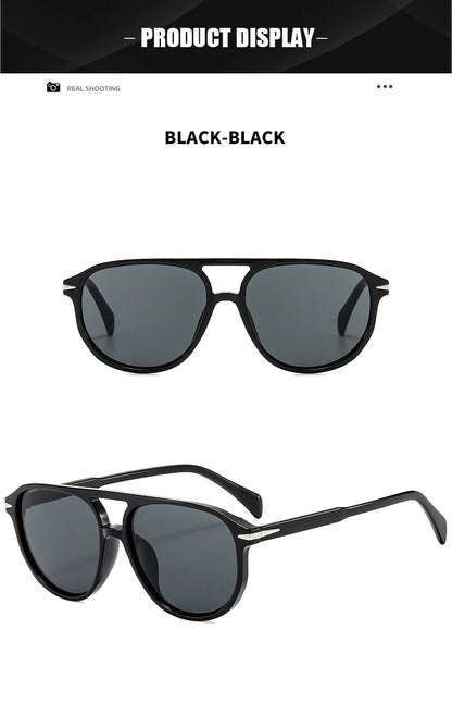 BOYSEEN Beach Sunglasses Man Summer Orange Sun Glasses UV400  Can Do Prescription Glasses Big Frame Blue Eyewear
