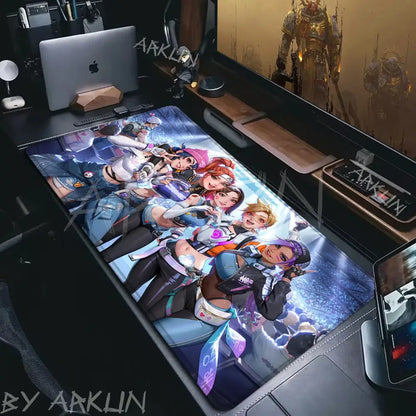 Fashion Large FPS 900x400 Anime Gaming Girl Overwatch Laptop Office Rubber Soft Desk Mat Gaming Mousepad Xxl