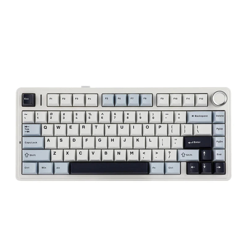 The New Hot-Selling EPOMAKER x AULA F75 75% ANSI Hot-Swappable Washer Bluetooth 5.0/2.4G Wireless/wired Mechanical Keyboard PBT
