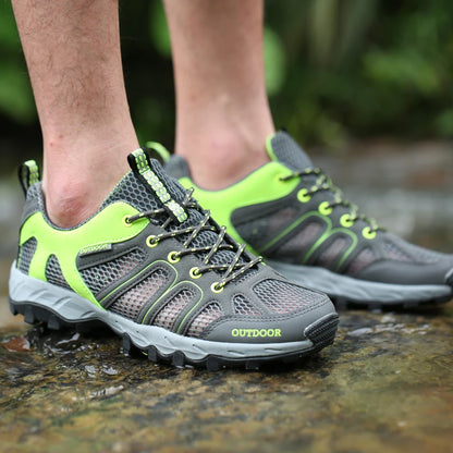 Primăvară-vară Bărbați Femei Adidași pentru activități în aer liber Pantofi de trekking și drumeții Pantofi sport pentru alergare pe traseu Tălpi groase Promoție Reducere