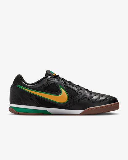 Nike Gato series, soft and comfortable, slip-resistant and durable, men's soccer shoes, black, IB8509-001