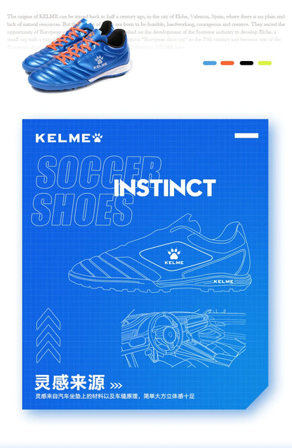 Kelme Tf Broken Nail Pantofi de fotbal pentru adulți și tineri Pantofi de fotbal antiderapanti pentru gazon artificial Pantofi de fotbal pentru jocul de cinci contra cinci Pantofi de fotbal sportivi