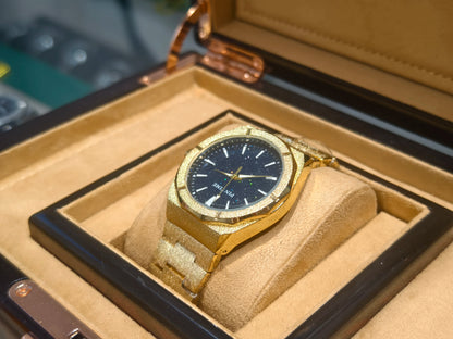 Men's wristwatch Starry Frosted Men Quartz Watch Fashion And Luxury Gentleman Watches Golden Watch Waterproof Silver Accessories