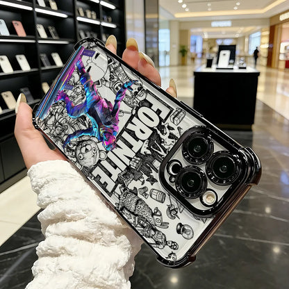 Beliebte FortniteS-Gaming-Handyhülle mit Beschichtung für Samsung S26 S25 S24 S23 S22 S21 S20 FE Note20 Edge Plus Ultra 4G 5G, stoßfest