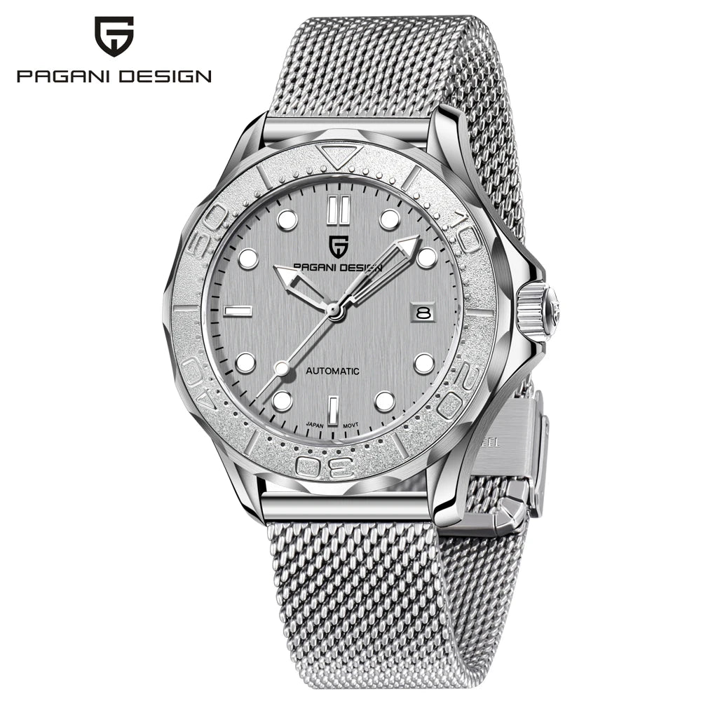 2026 New PAGANI DESIGN 007 Men's Watches Luxury Automatic Watch For Man Mechanical Wristwatch AR Sapphire Mirror Luminous Clock