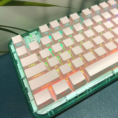 Teclas retroiluminadas con grabado lateral de 131 teclas para teclado mecánico con interruptores Cherry MX, perfil OEM, keycaps ABS personalizadas DIY