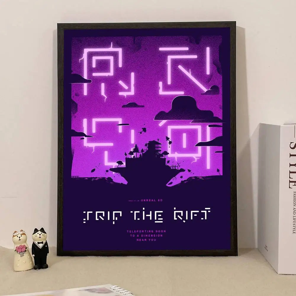 Poster a sorpresa Game F-Fortnite per la casa, quadro decorativo da parete per studio e soggiorno