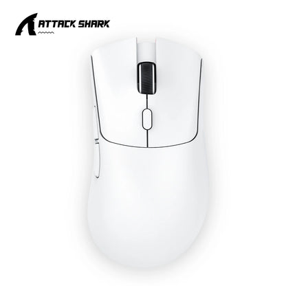 Attack Shark R1 18000dpi Wireless Mouse, 1000Hz, Tri-mode Connection, PAW3311, Macro Gaming Mouse