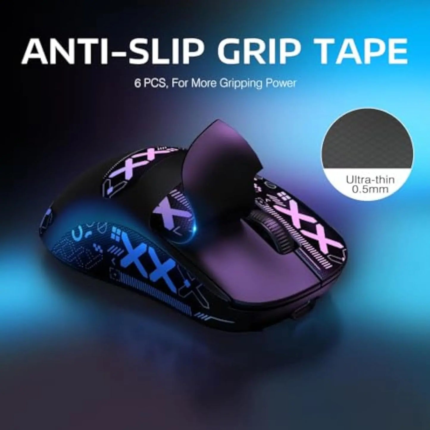 Mouse de gaming wireless Bluetooth Attack Shark X3Pro, PixArt PAW3395, 26000dpi, mouse optic, conexiune tri-mode, mouse de gaming cu macrocomenzi