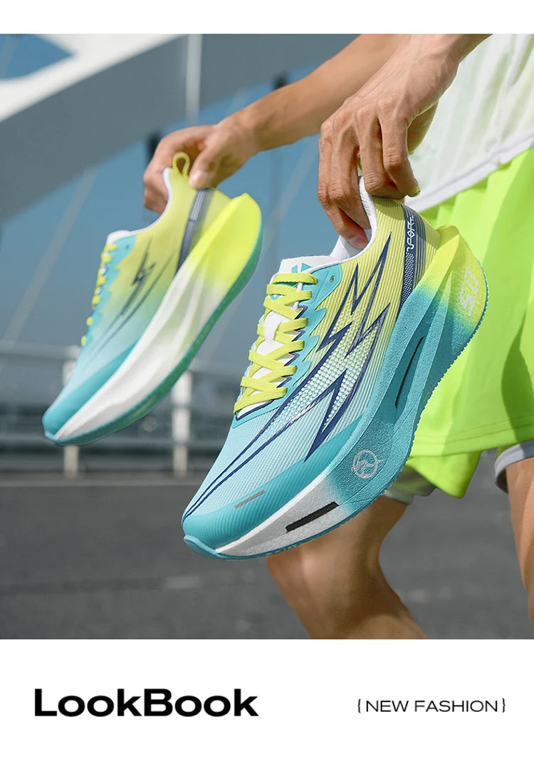 5.0 MIX Carbon Plate Running Shoes for Men and Women Racing Marathon Stable Rebound Shock-absorbing Training Sneakers
