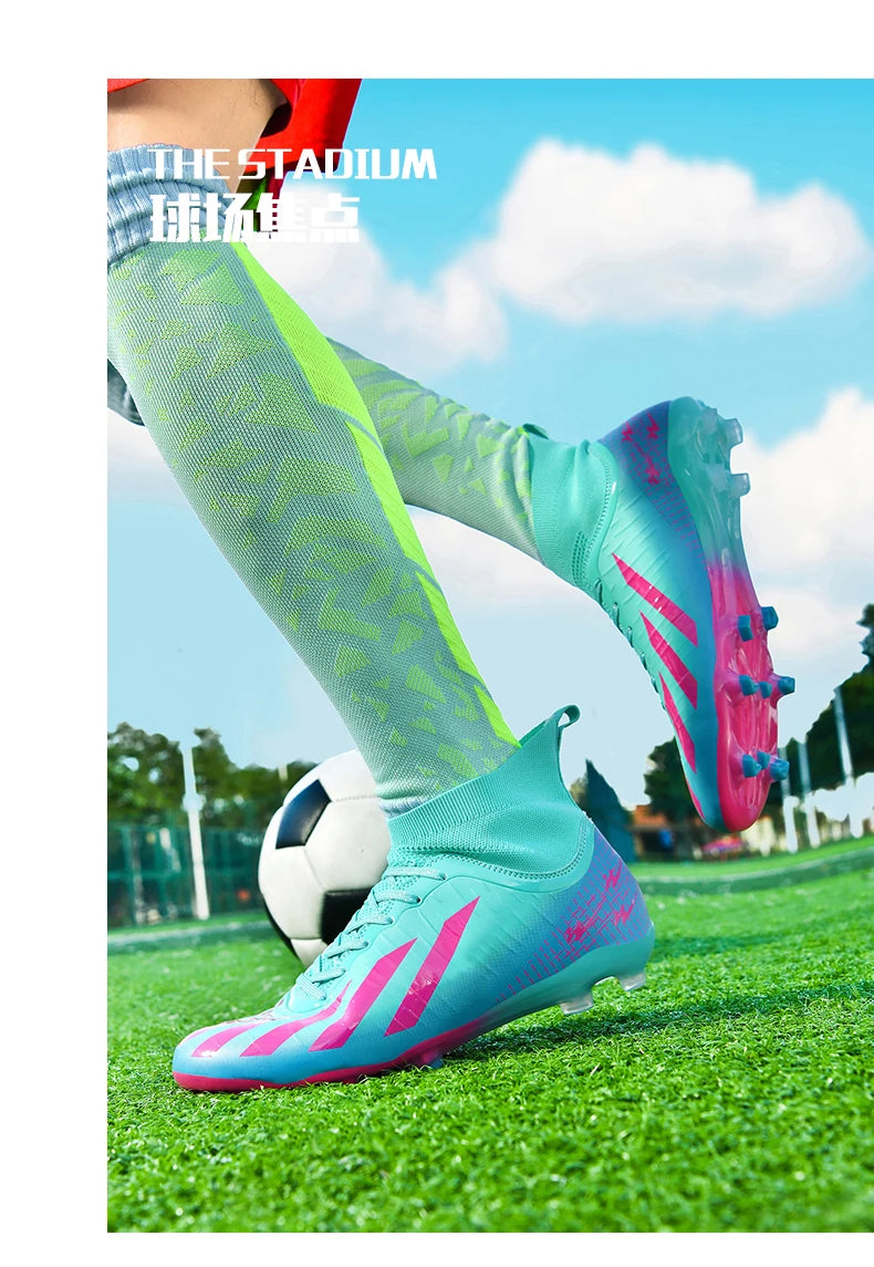Double Star 2026 New Low-Top AG Football Boots Ultralight Professional Outdoor Men's Soccer Cleats Size 35-45