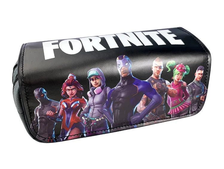 New Fortnite Pencil Case Cartoon Figure Printed Pencil Bags Cute Pencil Cases Boys School Supplies Children Birthday Gifts