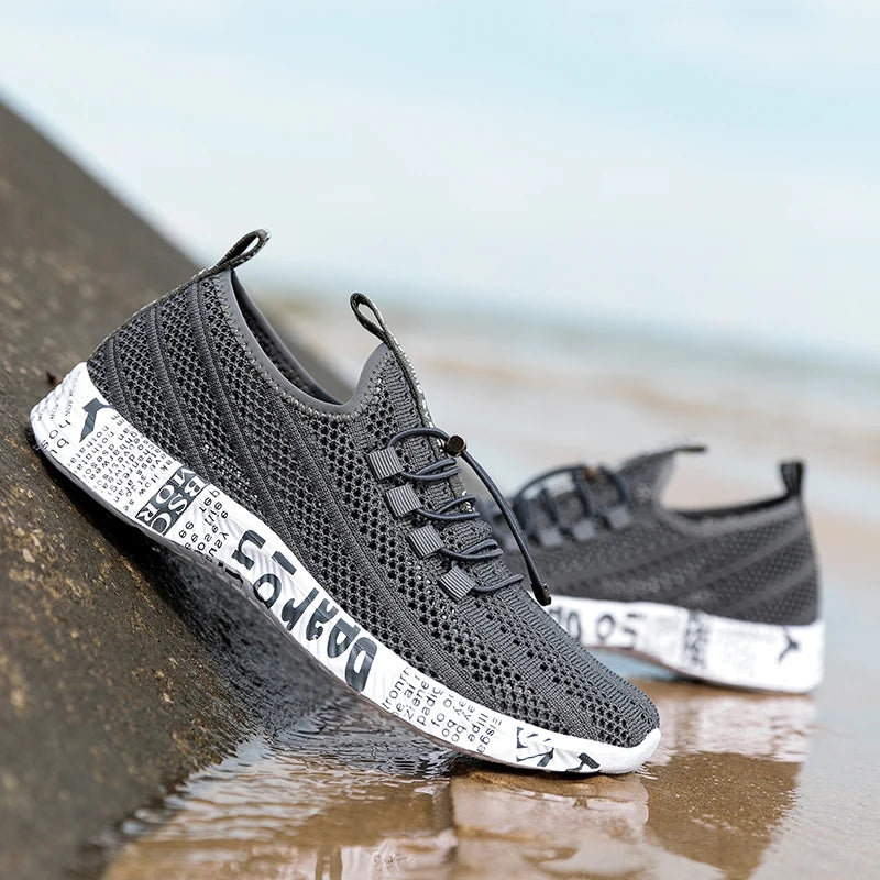 Men and Women Aqua Shoes, Wading Water Upstream Outdoor Sports Beach Sneakers, Canyoning Camping Amphibious River Tracing Creek