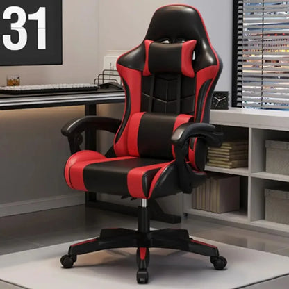 Ergonomisk gamingstol til hjemmekontor, lange sessioner og streamere – justerbar, tilbagelænbar, let og slidstærk
