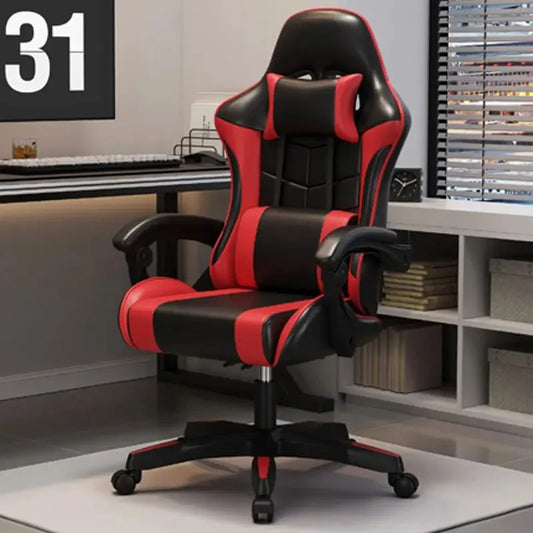 Sedia gaming ergonomica per home office, lunghe sessioni e streamer, regolabile, reclinabile, leggera e resistente
