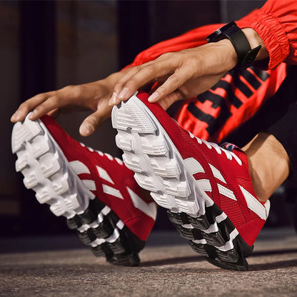 New Men's and Women's Running Shoes Breathable Casual Sneakers Anti-slip Vibration Comfortable Outdoor Sports Walking Shoes 36-48
