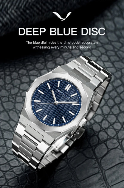 New 2026 Fashion Rare Specht & Söhne Men's Watch Ultrathin 38MM Steel Sapphire Crystal VH31 Quartz Wristwatch Relogio Masculino