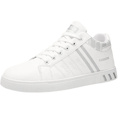 Casual herensneakers, skateboardschoenen, PU-platte schoenen, schoenen voor studenten, outdoorsneakers, straatschoenen, wandelschoenen met veters, grote maten 48