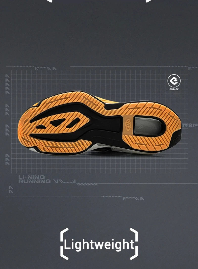 Li-Ning Men's FURIOUS RIDER 8 Stability Running Shoes BOOM  Anti-slip Cushion LiNing Stable Support Sport Shoes Sneakers ARZV005