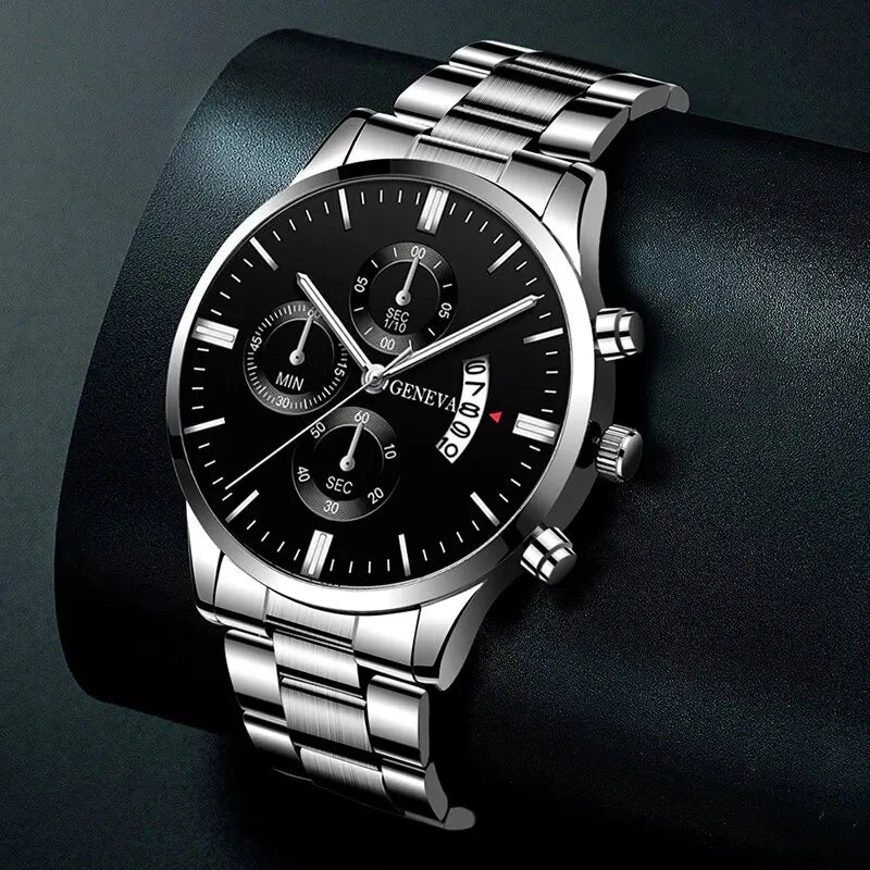 Fashion Men Watch Luxury Calendar Quartz Wrist Watch Business Watches Man Clock Male Bracelet Wristwatch