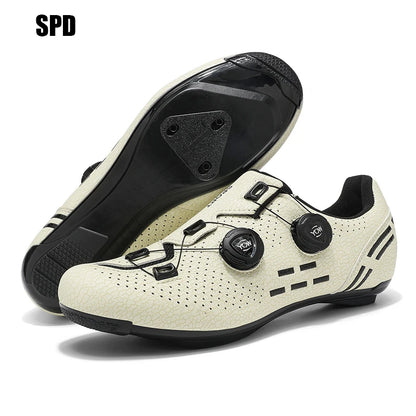 Men’s Professional MTB and SPD Cycling Shoes Mountain Racing Shoes Women’s Mountain Racing SPD Road Cycling Shoes