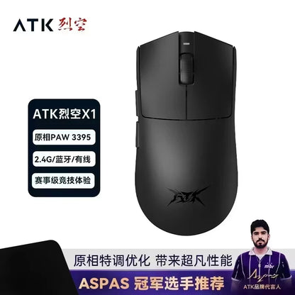 ATK Blazing Sky X1 V2 Wireless Gaming Mouse 8K Low Latency Lightweight FPS Esports Mouse for PC, Mac & Windows