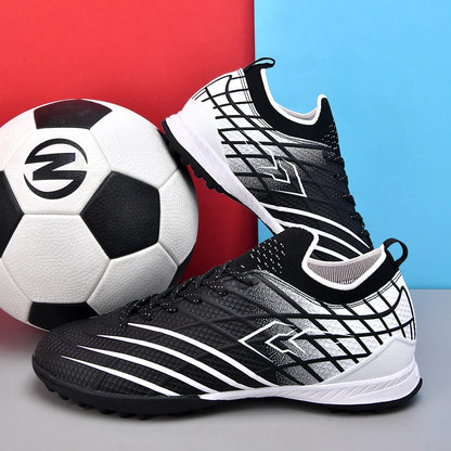 Nouvelles chaussures de football pour hommes, crampons de futsal, chaussures de football, confortables, ultra-légères, pour terrain synthétique et naturel, sportives, antidérapantes, pour adultes, professionnelles.