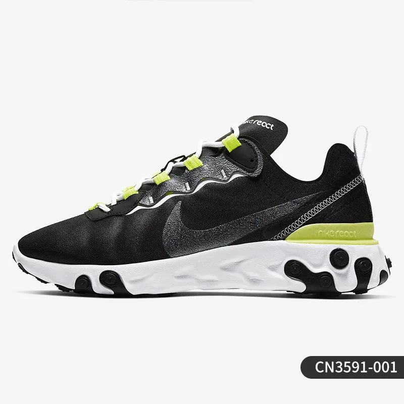 Nike Genuine React Herren- und Damen-Sportschuhe CN3591-001, komfortabel, strapazierfähig und niedrig geschnitten für Freizeit und Sport