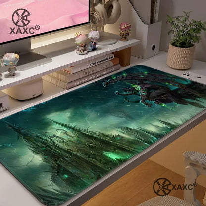 Podkładka pod mysz Lich King World Of Warcraft XAXC, duża podkładka na biurko pod klawiaturę i mysz, antypoślizgowa gumowa podkładka gamingowa pod mysz, mata pod mysz do laptopa