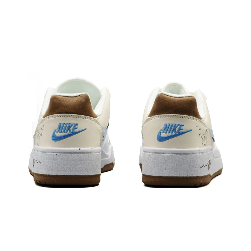Individuell gestaltete Sneaker: Nike Full Force Sneaker | Frischer Reisestil | Bequeme, vielseitige Low-Top-Skateschuhe für Herren