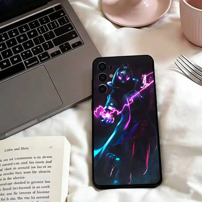 Game F-F-Fortnites Phone Case For Samsung S25,S24,S21,S22,S23,S30,Ultra,S20,Plus,Fe,Lite,Note,10,Black Cover