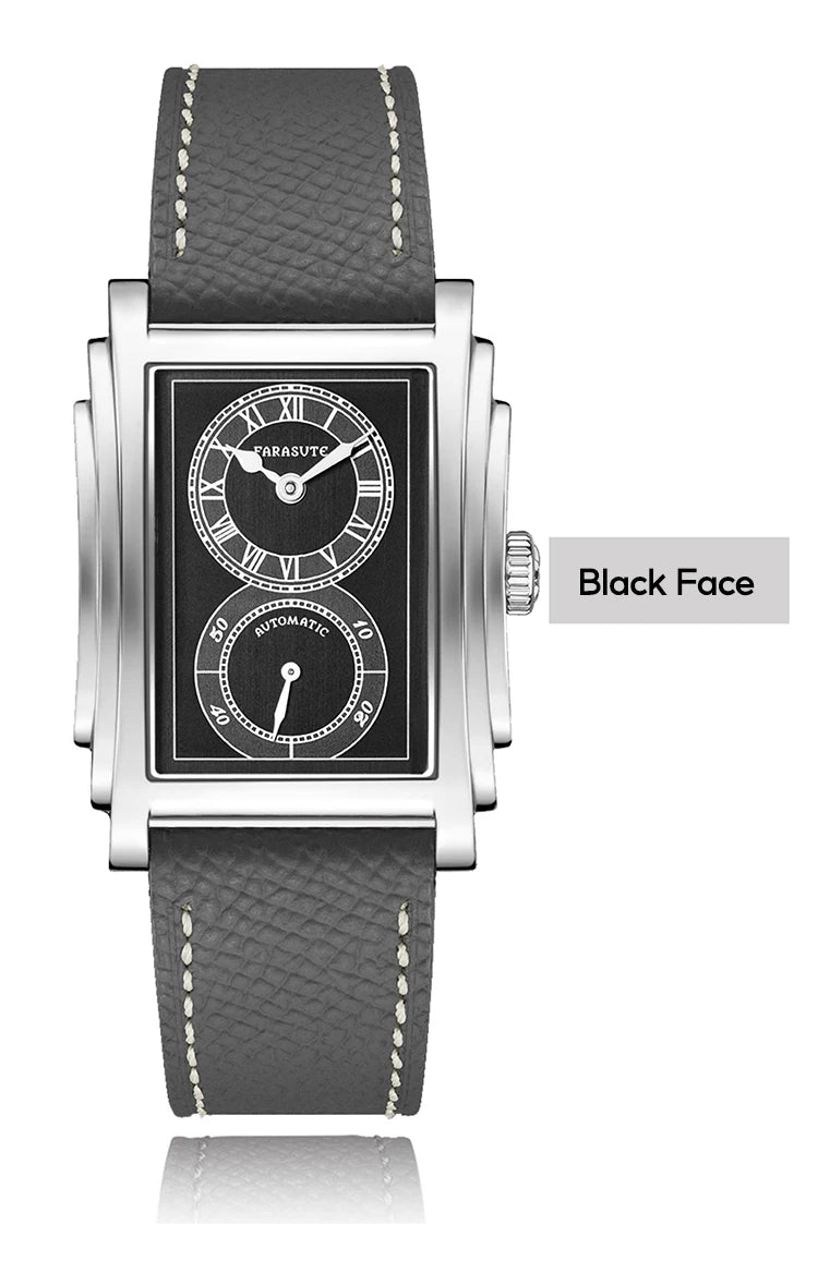 FARASUTE Luxury Fully Automatic Mechanical Men's Watch Seagull Sports Sapphire Stainless Steel Doctor Wristwatch reloj hombre 