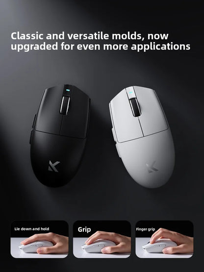 Ratón inalámbrico MCHOSE G3 V2 PRO Bluetooth trimodo ergonómico y ligero para portátil, oficina, gaming y accesorios de ordenador