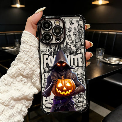 Beliebte FortniteS-Gaming-Handyhülle mit Beschichtung für Samsung S26 S25 S24 S23 S22 S21 S20 FE Note20 Edge Plus Ultra 4G 5G, stoßfest