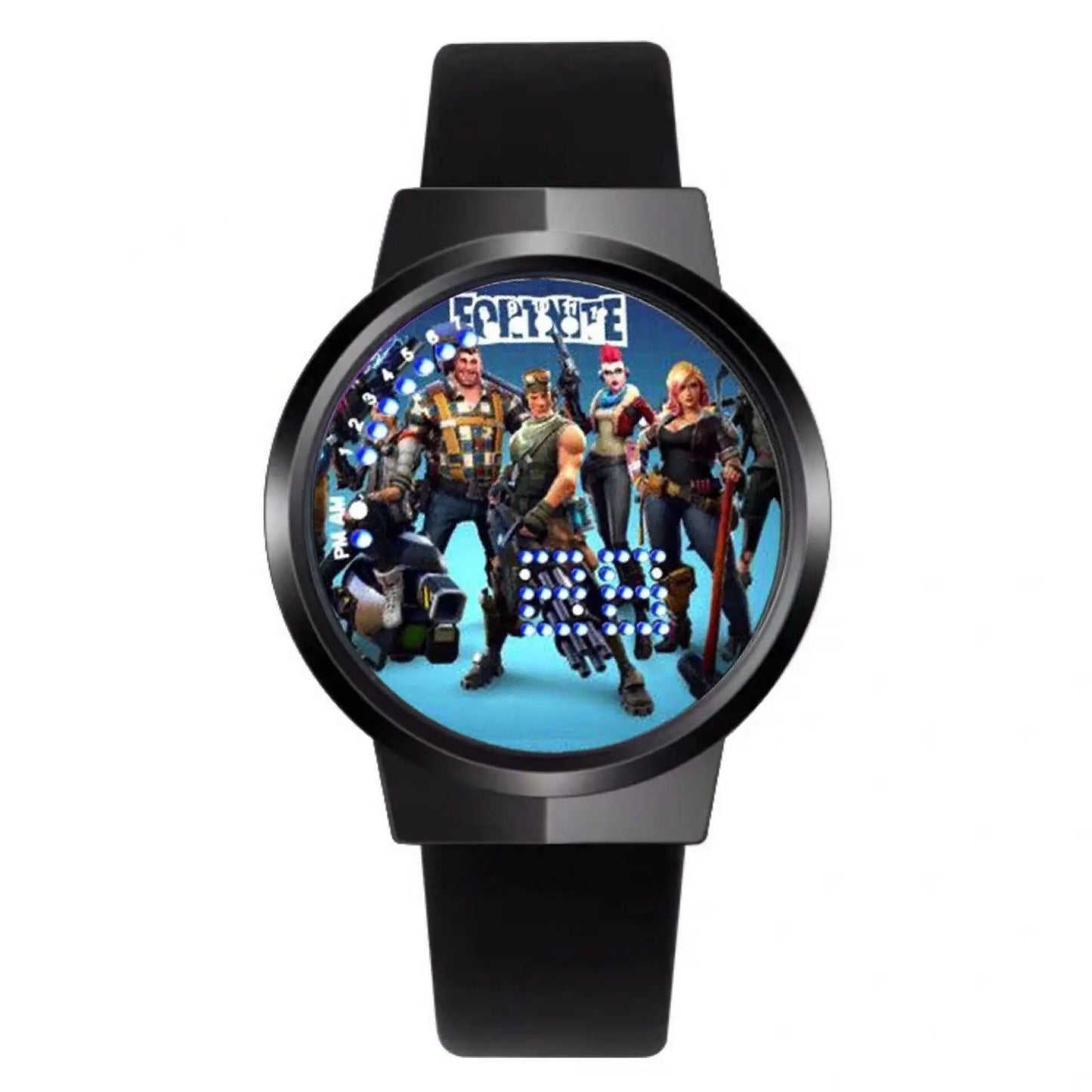 Fortnite Watch Cute Fashion Cartoon Personalized Kawaii Touch Night Light LED Student Electronic Watch Gift for Friends