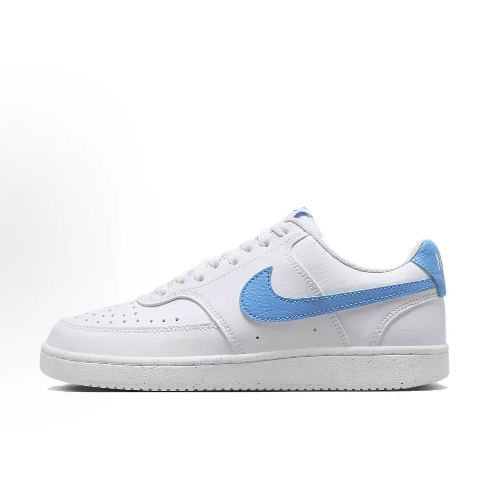 Nike Court Vision 1 Low Next Nature Udobni, vsestranski in trpežni nizki košarkarski čevlji za ženske, beli/modri DH3158-107