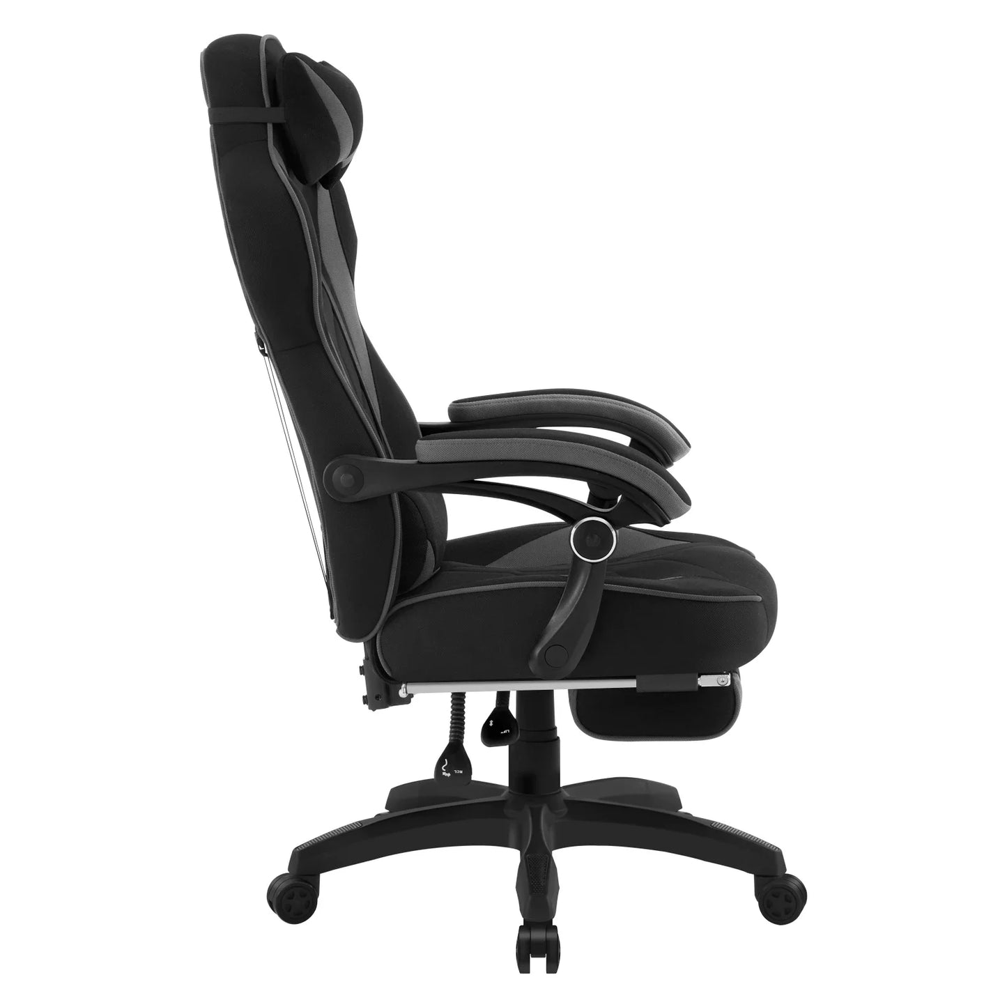 WOLTU Ergonomic Gamer Computer Chair Executive Office Chair Breathable Gaming Chair with Lumbar Cushion Headrest Footrest