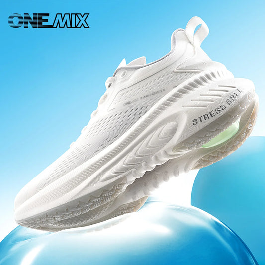 ONEMIX Men's Running Shoes, Air Cushion Athletic Breathable Couple Trainers, Walking Sneakers for Women
