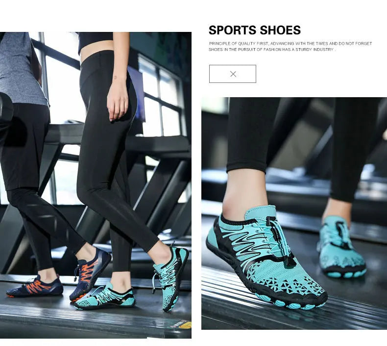 EOCENE Uomo Donna Scarpe acquatiche per sport all'aperto a piedi nudi: ad asciugatura rapida, per spiaggia, nuoto, fitness, guado, escursionismo, ciclismo, scarpe da ginnastica acquatiche