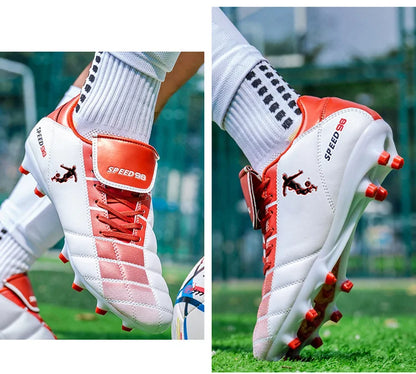 New Men's Football Field Boots Studded Society Indoor Cleats Soccer Shoes TF/FG Comfortable Unisex Outdoor Match Training Sneakers