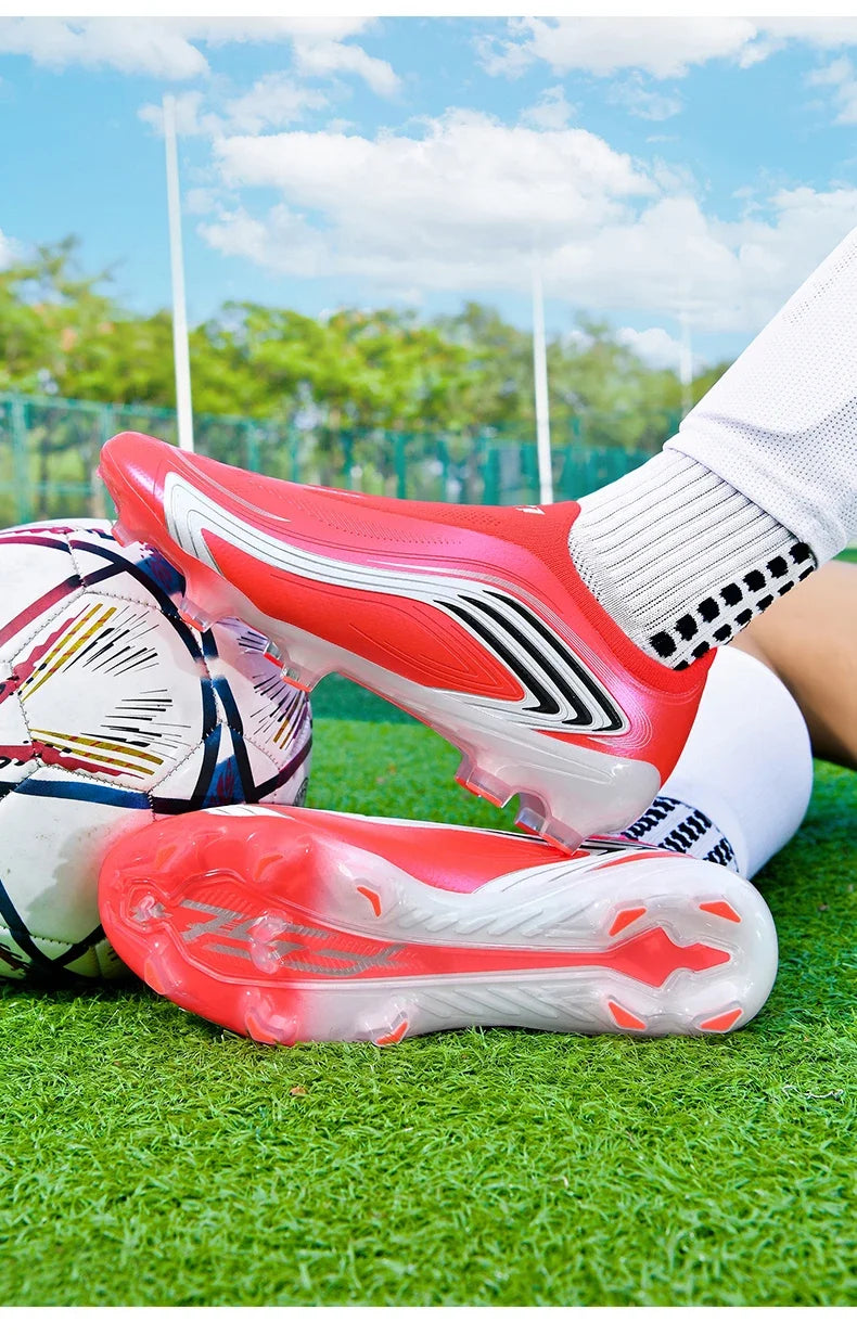 Nouvelles chaussures de football pour hommes TF/FG, chaussures de football professionnelles de haute qualité, chaussures de futsal unisexes pour femmes, vente chaude, crampons ultralégers, baskets.