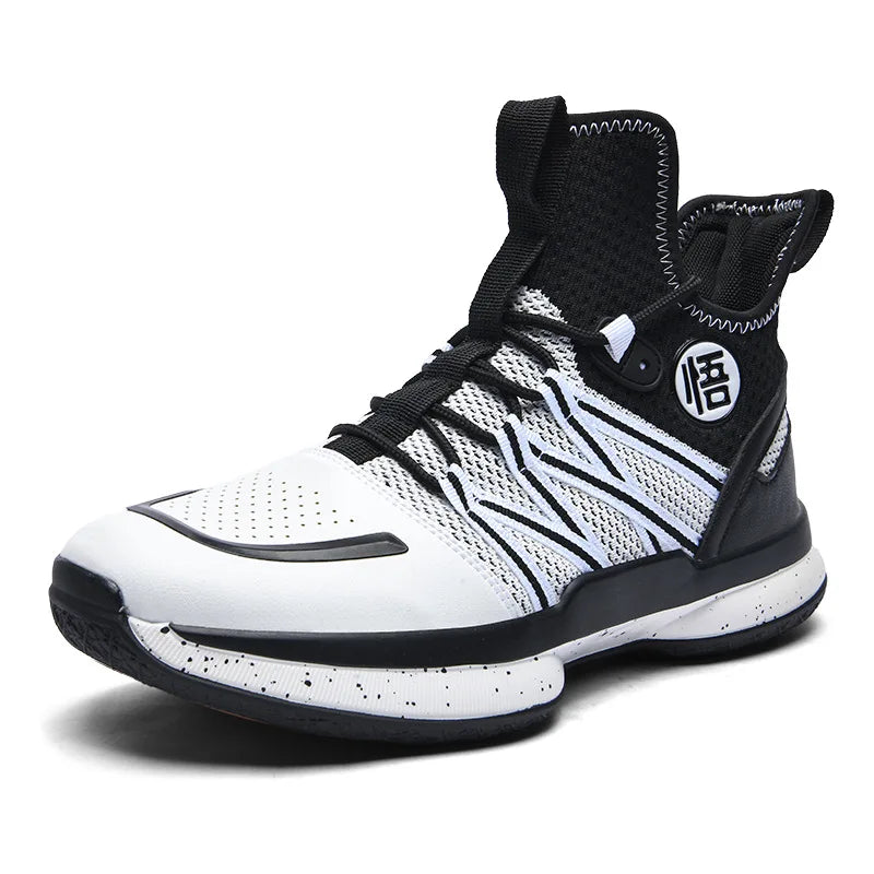 2024 New Dragon B Style Orange Men's Basketball Shoes Size 38-44 Air Cushioning Sport Sneakers Mesh Breathable Training Shoes