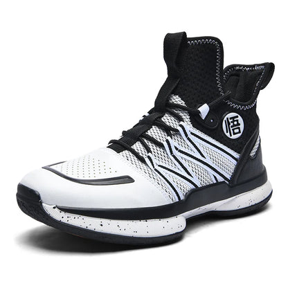 2024 New Dragon B Style Orange Men's Basketball Shoes Size 38-44 Air Cushioning Sport Sneakers Mesh Breathable Training Shoes
